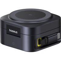 Baseus PicoGo Series magnetický bezdrátový nabíjecí stojánek 2v1 Qi2 67W černý - Nabíječky