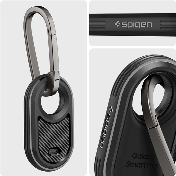 Spigen Rugged Armor pouzdro Samsung Galaxy Smart Tag 2 2023 černé - Pouzdra - Obrázek VGV3000N01