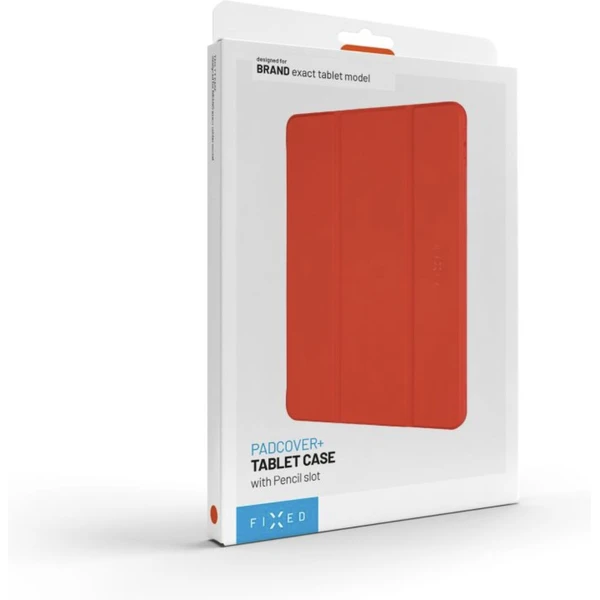 FIXED Padcover+ pouzdro se slotem pro Pencil pro iPad Air 13" (2024-2026) červené - Pouzdra - Obrázek VIEA000O01