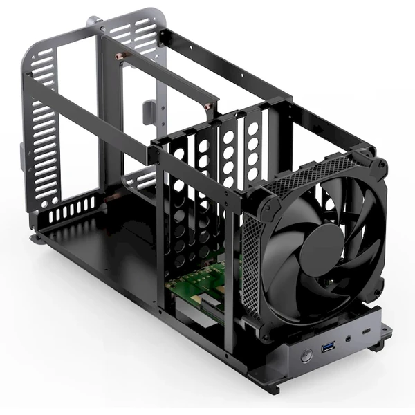 Jonsbo N1 Mini-ITX šedá - Počítačové skříně - Obrázek VIUD000K01