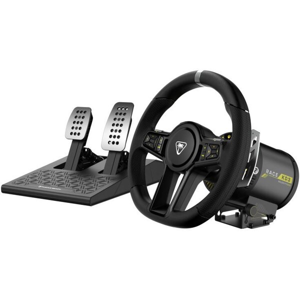 Turtle Beach VelocityOne Race KD3 závodní volant a pedály pro PC a Xbox Černá