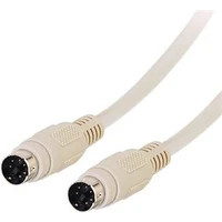 PremiumCord PS2/PS2 kabel ke klávesnici 2m bílý - Kabely a redukce