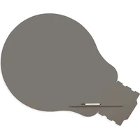 Rocada Skin Shape Idea 6461-7039 magnetická tabule křemenná šedá RAL 7039 - Magnetické tabule