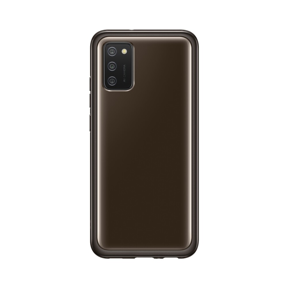 Samsung Soft Clear Cover kryt Galaxy A02s (EF-QA026TBE) černý