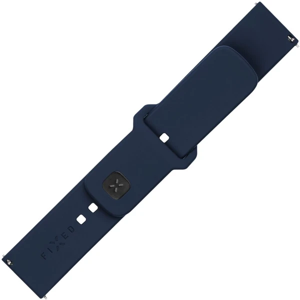 FIXED set silikonových řemínků s Quick Release 22mm pro smartwatch modrý - Řemínky - Obrázek VLM2000O01
