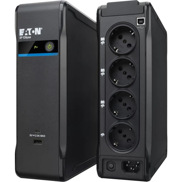 Eaton 3P Ellipse UPS DIN USB 700 VA (3P700UD) - Záložní zdroje - Obrázek VM5M000K01