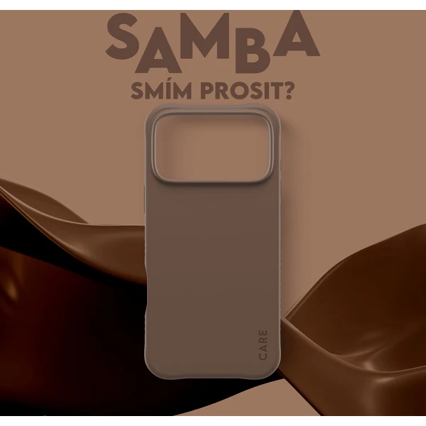 PanzerGlass® CARE Samba kryt s MagSafe Apple iPhone 17 Pro Max Espresso - Pouzdra - Obrázek VMDH000K01
