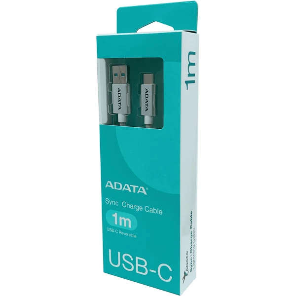 ADATA USB-C/USB-A napájecí kabel 1m bílý - Kabely a redukce - Obrázek VMG0000J01