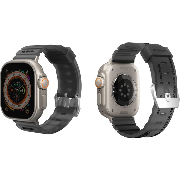 SKINARMA Shokku řemínek Apple Watch 49/45/44/42 mm Smoke - Řemínky - Obrázek VO93000J01