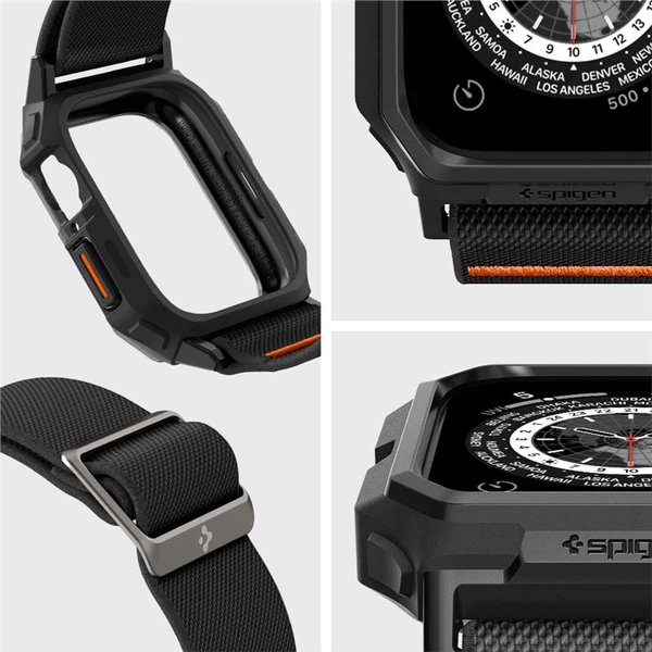 Spigen Lite Fit Pro řemínek Apple Watch 45/44mm matně černý - Řemínky - Obrázek VOA1000P01
