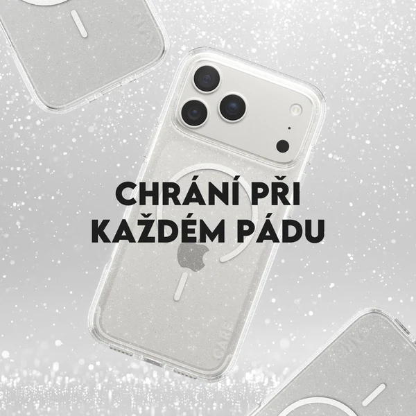 PanzerGlass® CARE Star Lit kryt s MagSafe Apple iPhone 17 Pro Max třpytivý/bílý - Pouzdra - Obrázek VPDH000K01
