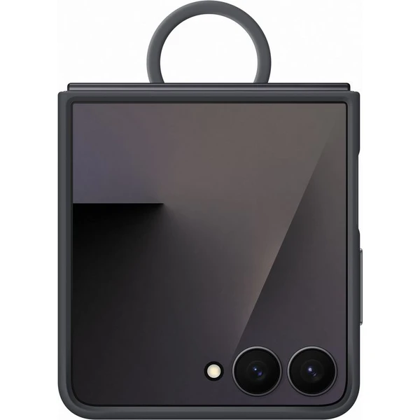 Samsung Ring Silicone Case ochranný kryt Galaxy Z Flip7 černý - Pouzdra - Obrázek VPGE000K01