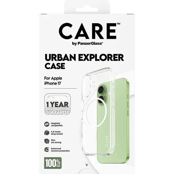 PanzerGlass® CARE Urban kryt s MagSafe Apple iPhone 17 čirý/bílý - Pouzdra - Obrázek VQEH000K01