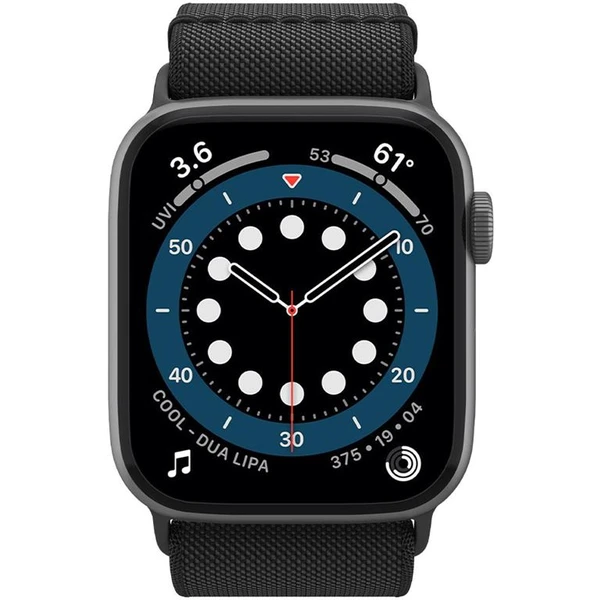 Spigen Lite Fit řemínek Apple Watch 49/46/45/44/42 mm černý - Řemínky - Obrázek VQPJF00101