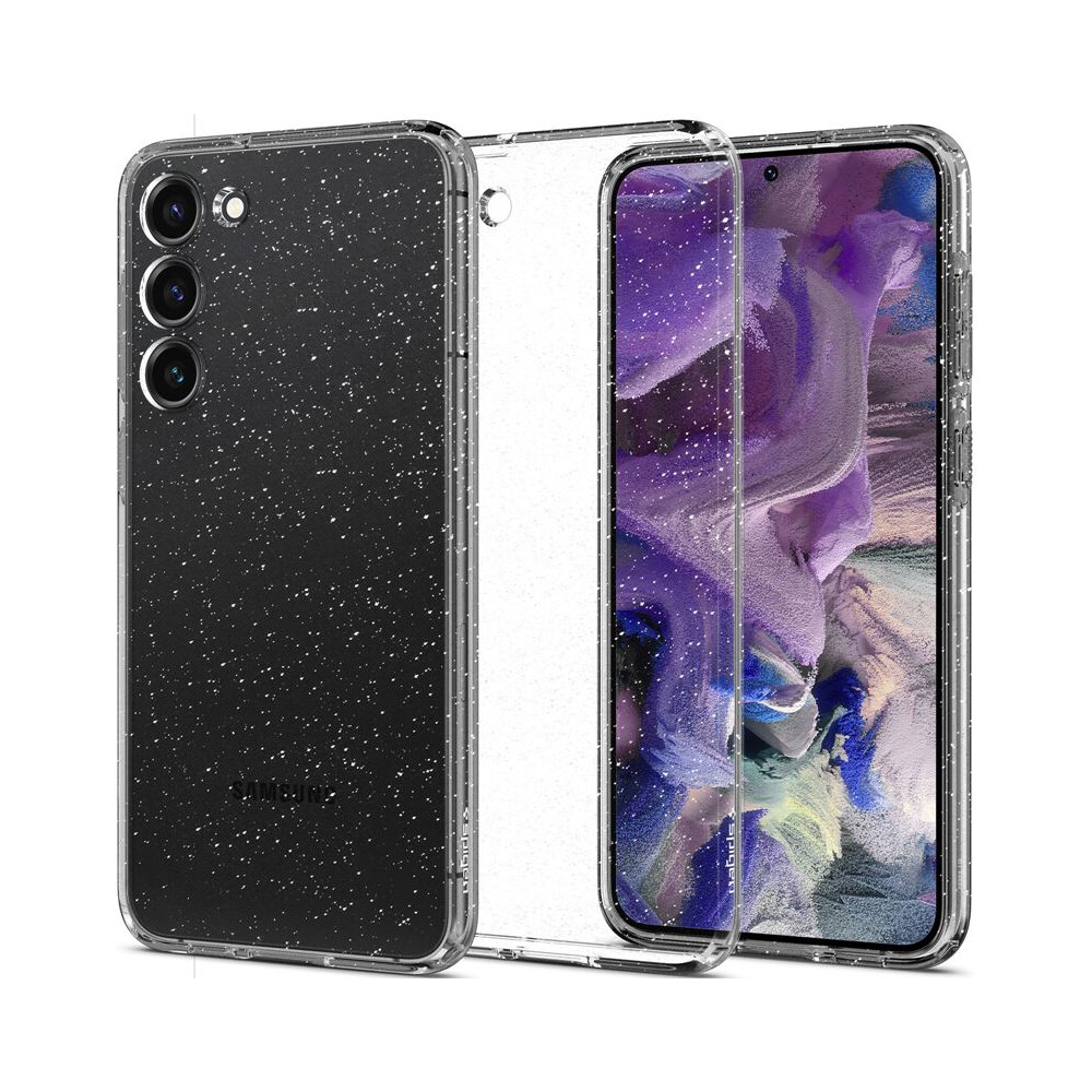 Spigen Liquid Crystal Glitter Samsung Galaxy S23+ čirý
