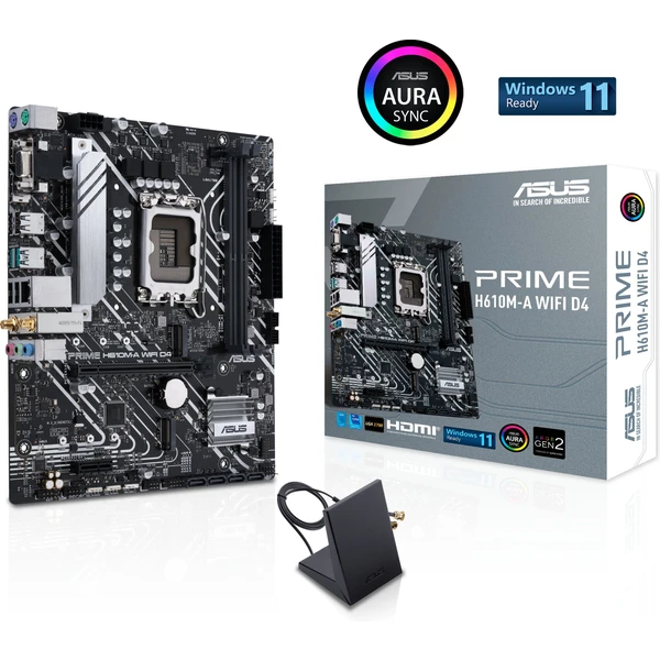 ASUS PRIME H610M-A WIFI D4 Intel H610 - Základní desky - Obrázek VS32000701