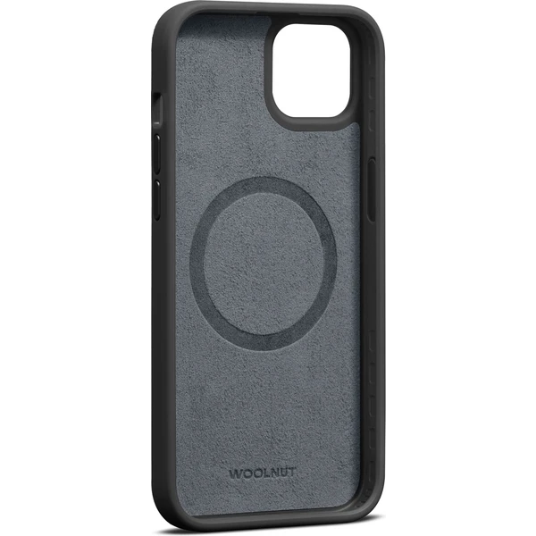 Woolnut MagSafe kožený kryt pro iPhone 15 Plus černý - Pouzdra - Obrázek VT00000L01