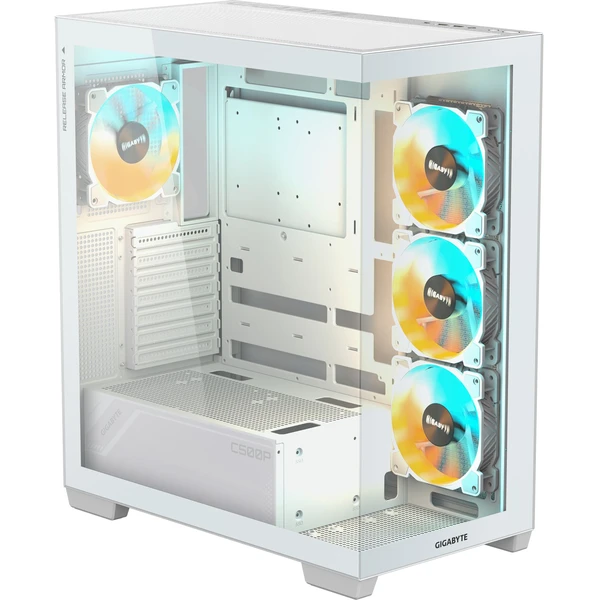 GIGABYTE C500 PANORAMIC STEALTH ICE bílá - Počítačové skříně - Obrázek VT5H000K01