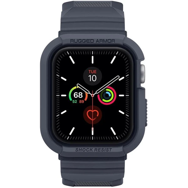 Spigen Rugged Armor Pro řemínek s pouzdrem Apple Watch 44/45mm šedý - Řemínky - Obrázek VTPJF00101
