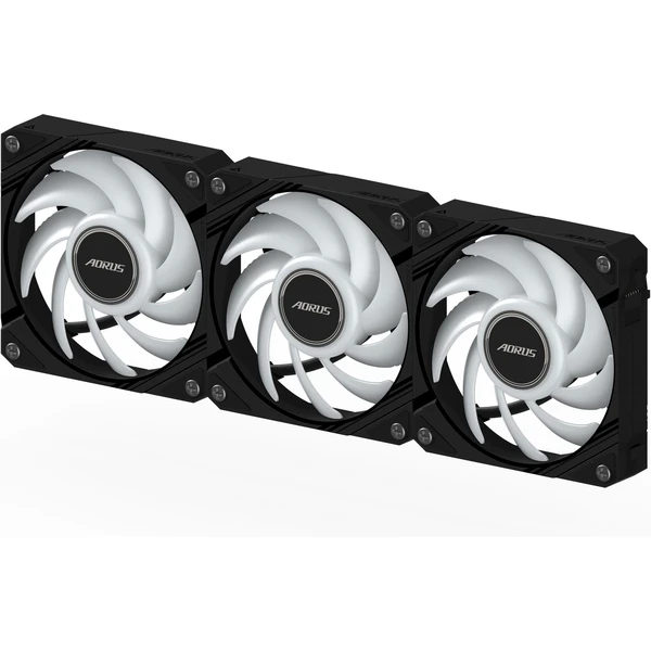 GIGABYTE AORUS EZ CHAIN FAN 120 (3-Pack) - Ventilátory pro PC - Obrázek VU5H000K01