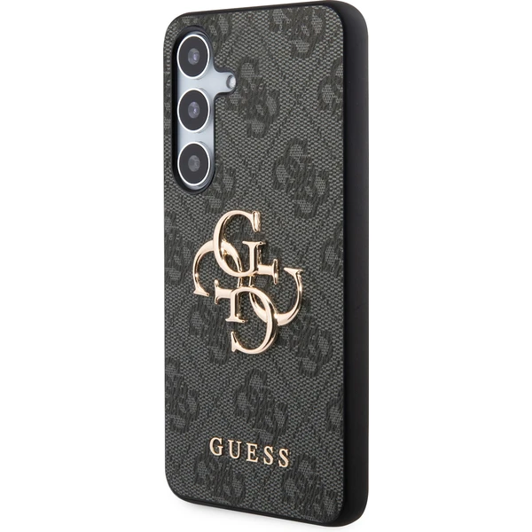 Guess PU 4G Metal Logo Zadní kryt Samsung Galaxy S24 šedý - Pouzdra - Obrázek VUH1000O01