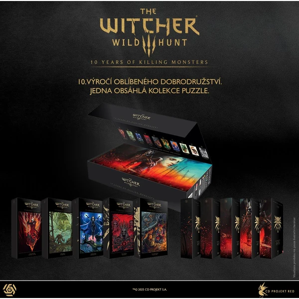 Dárková kolekce The Witcher 3: 10th Anniversary Puzzle - Puzzle - Obrázek VVJI000K01