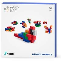 PIXIO Bright Animals magnetická stavebnice - Chytré hračky