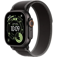 Apple Watch 49/46/45/44mm černý/uhlový Trailový tah M/L černý titan - Řemínky