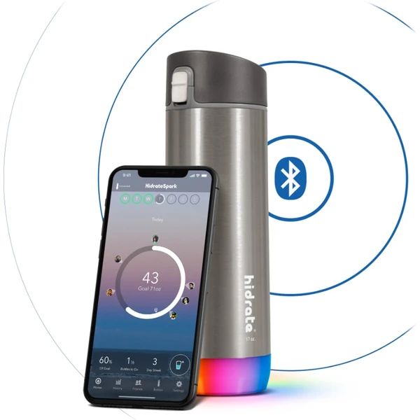 HidrateSpark bluetooth chytrá láhev nerezová - Chytré láhve - Obrázek VXXEF00101
