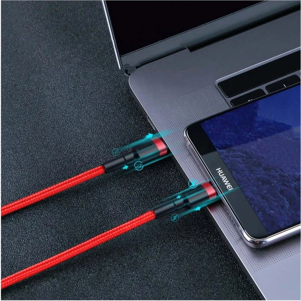 Baseus Cafule USB-C/USB-C napájecí kabel 60W 1m červený/černý - Kabely a redukce - Obrázek VY95300401