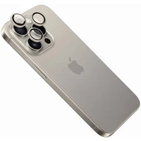 FIXED Camera Glass ochranná skla Apple iPhone 15 Pro/15 Pro Max přírodní titan - Ochranné folie a skla