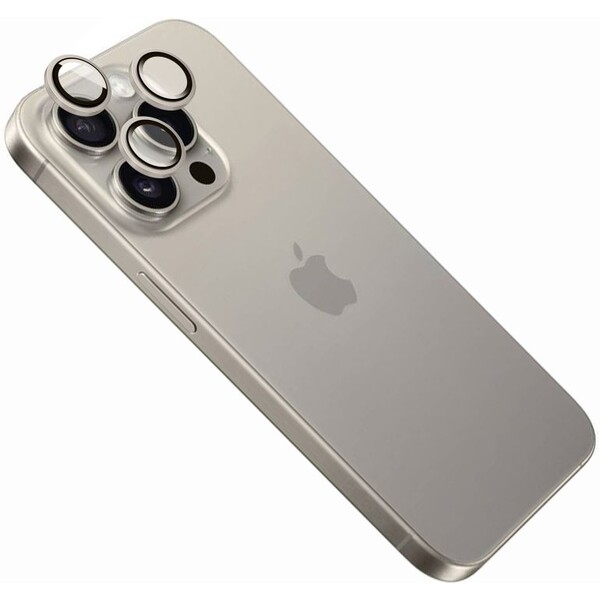 FIXED Camera Glass ochranná skla Apple iPhone 15 Pro/15 Pro Max přírodní titan