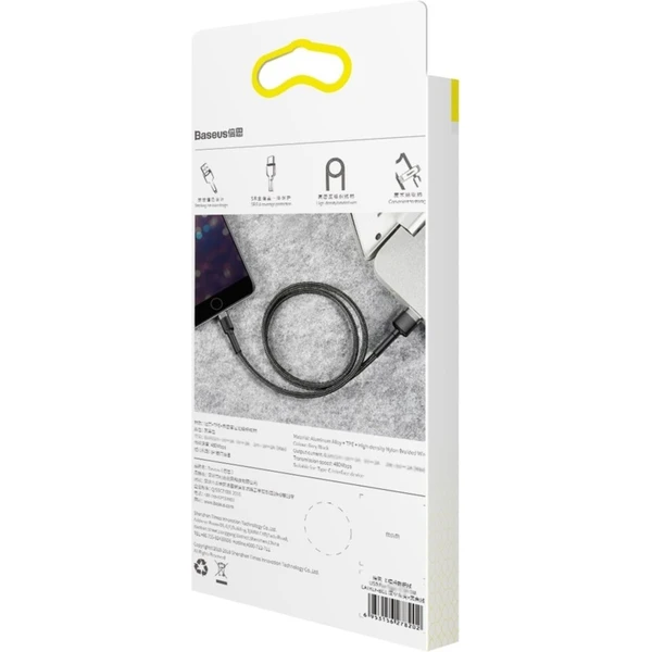 Baseus Cafule USB-A/Lightning napájecí kabel 0,5m černý - Kabely a redukce - Obrázek VZ95300401