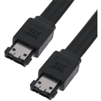 PremiumCord Kabel eSATA-eSATA, 1m, stíněný, černý - Kabely a redukce