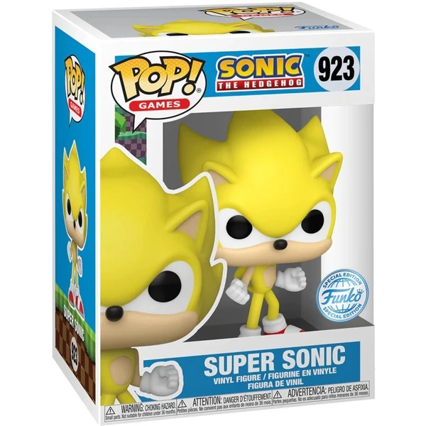 Funko POP! #923 Games: Sonic - Super Sonic (Šance na chase) (Exclusive) - Funko POP! - Obrázek W024000P01