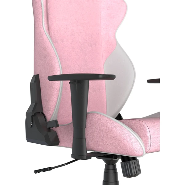 DXRacer GLADIATOR látková herní židle růžovo-bílá - Židle - Obrázek W04D000O01