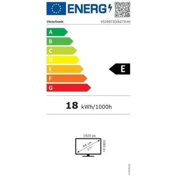 ViewSonic VA270-H monitor 27" - Monitory - Obrázek W0KB000K01