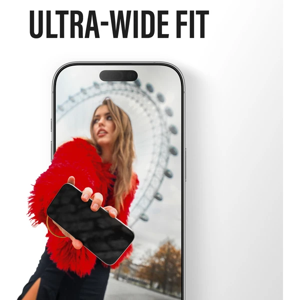 PanzerGlass® Privacy sklo Apple iPhone 17/16 Pro s instalačním rámečkem - Ochranné folie a skla - Obrázek W0KH000K01