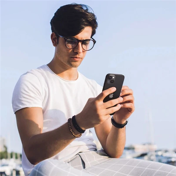 Spigen Glass tR EZ Fit Optik Pro 2 Pack tvrzené sklo na fotoaparát iPhone 15/15 Plus/14/14 Plus čern - Ochranné folie a skla - Obrázek W119000601