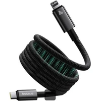 Baseus Tungsten Gold USB-C/Lightning magnetický napájecí kabel 20W 1m černý - Kabely a redukce