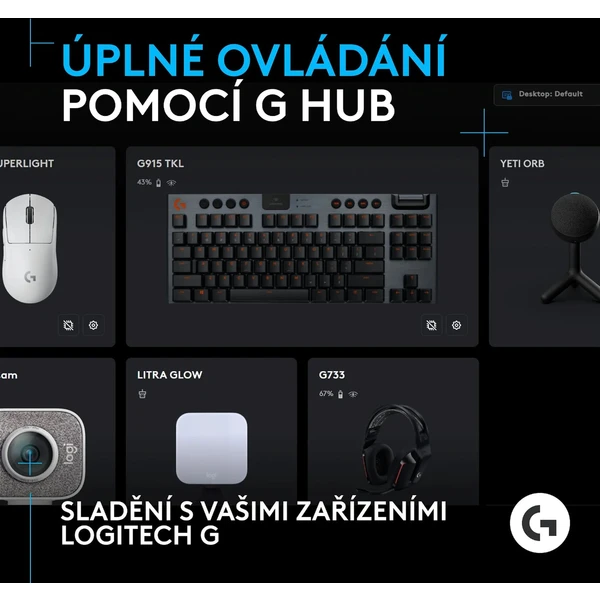 Logitech G Yeti Orb mikrofon černý - Mikrofony - Obrázek W134000P01