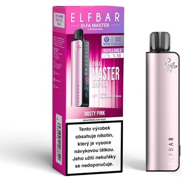 ElfBar ELFA Master Pod elektronická cigareta 850mAh Dusty Pink - Elektronické cigarety - Obrázek W13F000N01