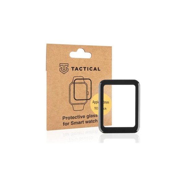 Tactical Glass Shield 5D sklo pro Apple Watch 38mm Series 1/2/3 černé ...
