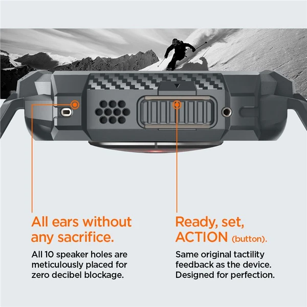 Spigen Rugged Armor Pro řemínek s pouzdrem Apple Watch Ultra 3/2/1 (49mm) šedý - Řemínky - Obrázek W1A1000P01