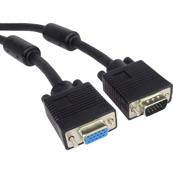 PremiumCord VGA/VGA prodlužovací kabel 10m černý