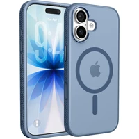 Belkin SheerForce Grip MagSafe kryt iPhone 17 námořnicky modrý - Pouzdra