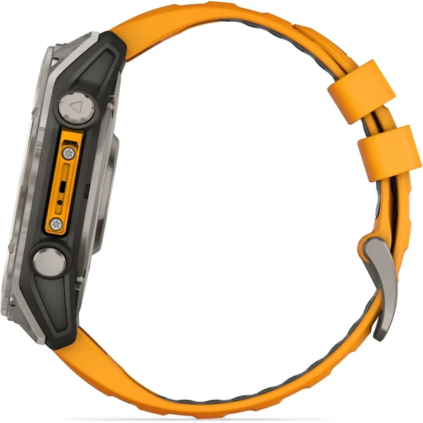 Garmin Fenix 8 AMOLED Sapphire 51 mm titanové s oranžovým řemínkem - Chytré hodinky - Obrázek W1LG000J01