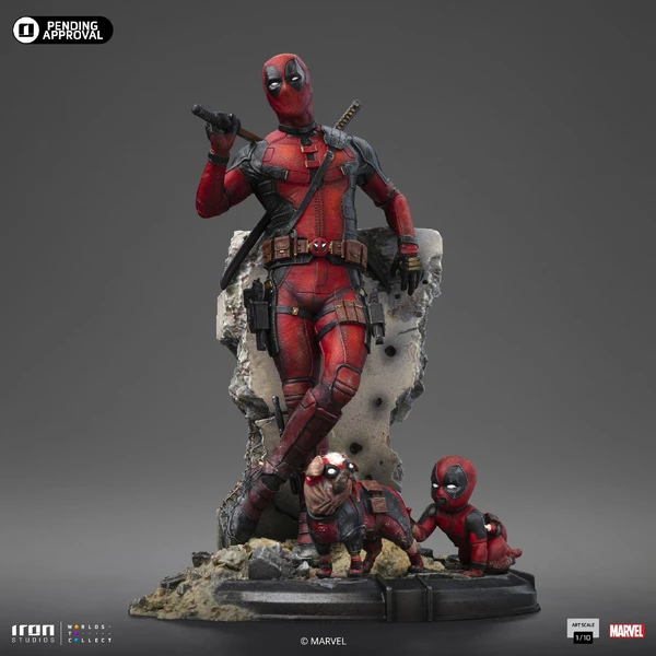 Soška Iron Studios Art Scale 1/10 Deadpool & Wolverine - Deadpool - Sochy a sošky - Obrázek W1M7000J01
