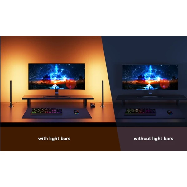 Govee Smart Gaming Light Bars LED Panely + Smart Dual ovladač - Chytrá osvětlení - Obrázek W1S6000L01
