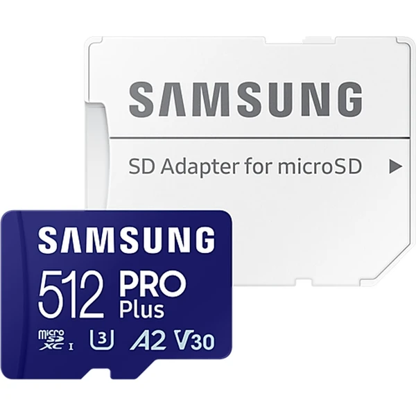 Samsung micro SDXC 512GB PRO Plus + SD adaptér - Paměťové karty - Obrázek W1S9000601
